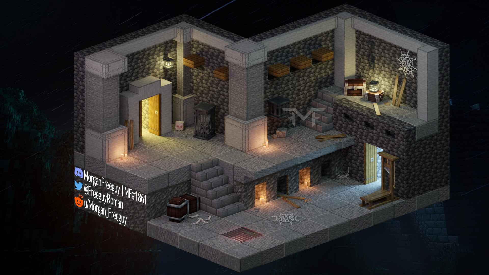 Printable Isometric Dungeon Props