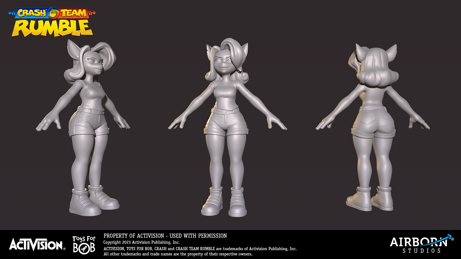 Airborn Studios Crash Team Rumble Retro Tawna