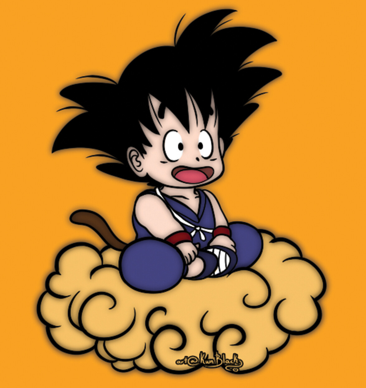 ArtStation - Goku on Nimbus