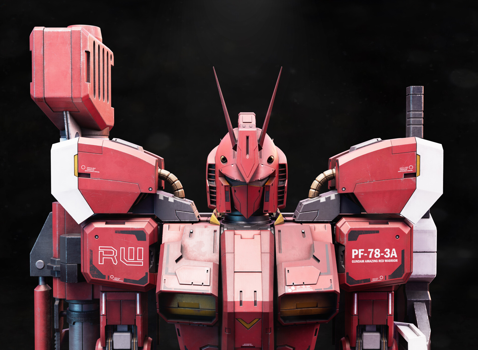 Amazon.com: BANDAI Hobby 1/100 MG Gundam Amazing Red Warrior