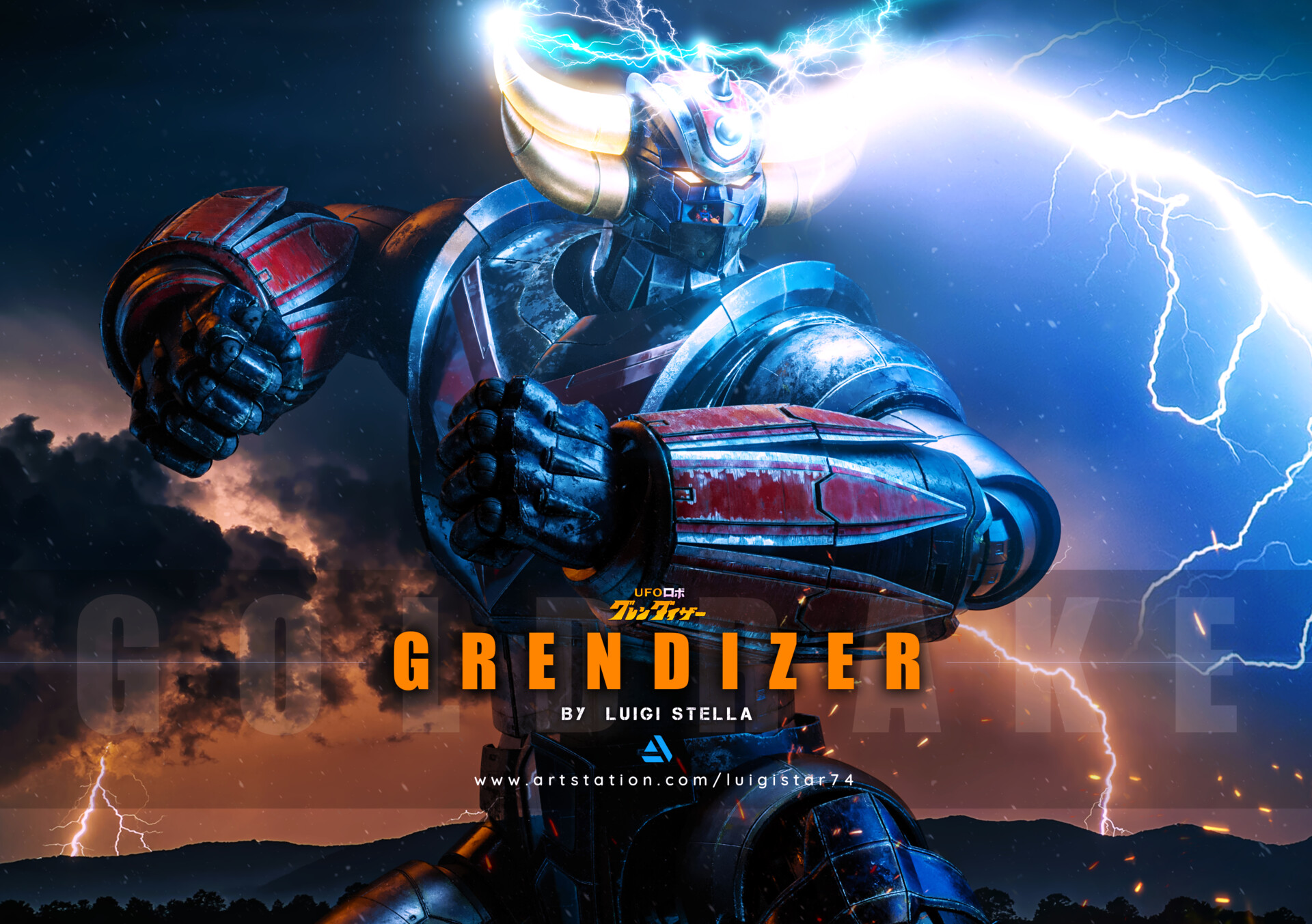 ArtStation - GRENDIZER - UFO ROBOT GOLDRAKE - Release 2
