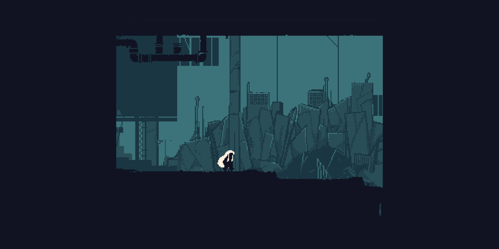 Background and setdressing made by me for level 1, just as Gripply ventures into the factory.