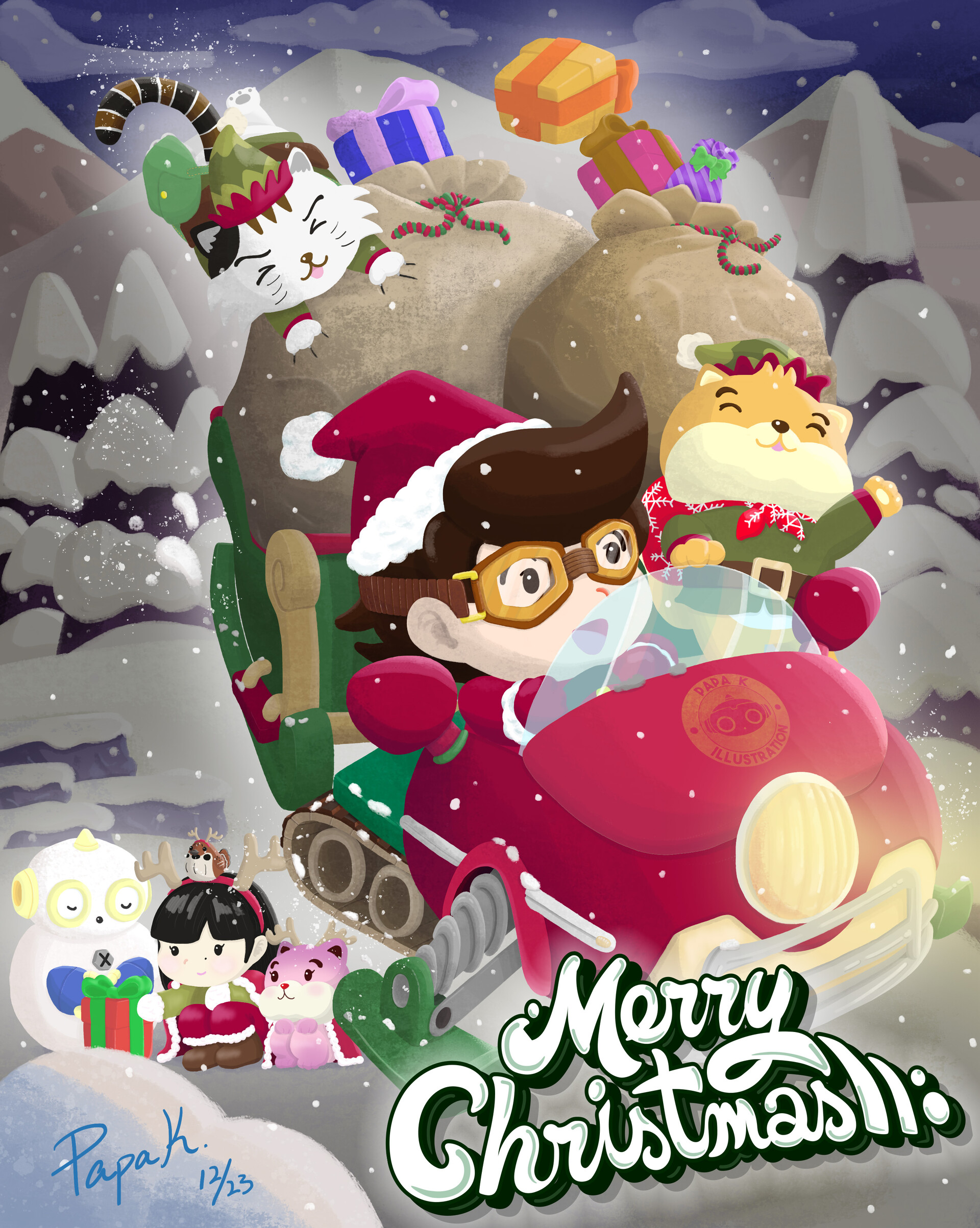 ArtStation - メリークリスマス, let's share the happiness