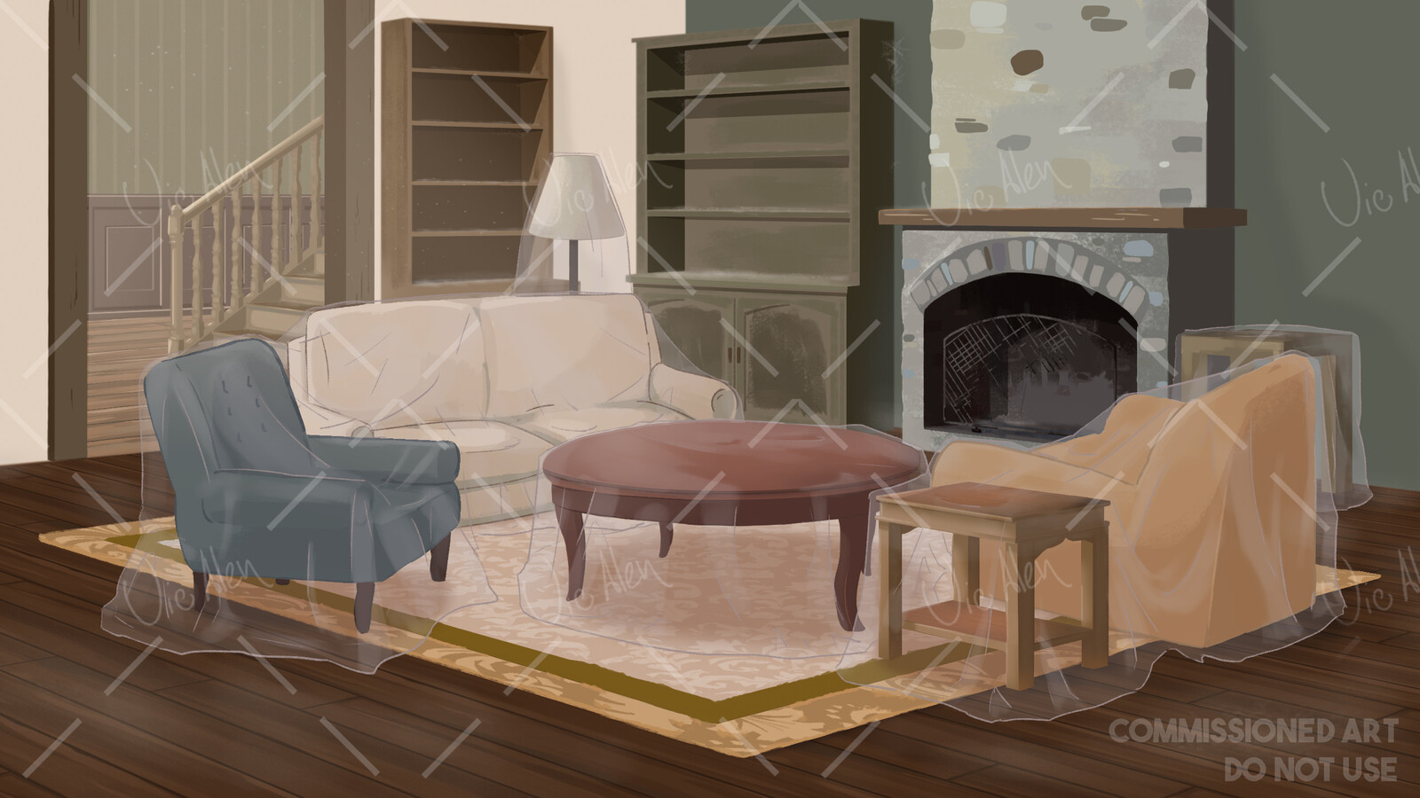 Empty living room version