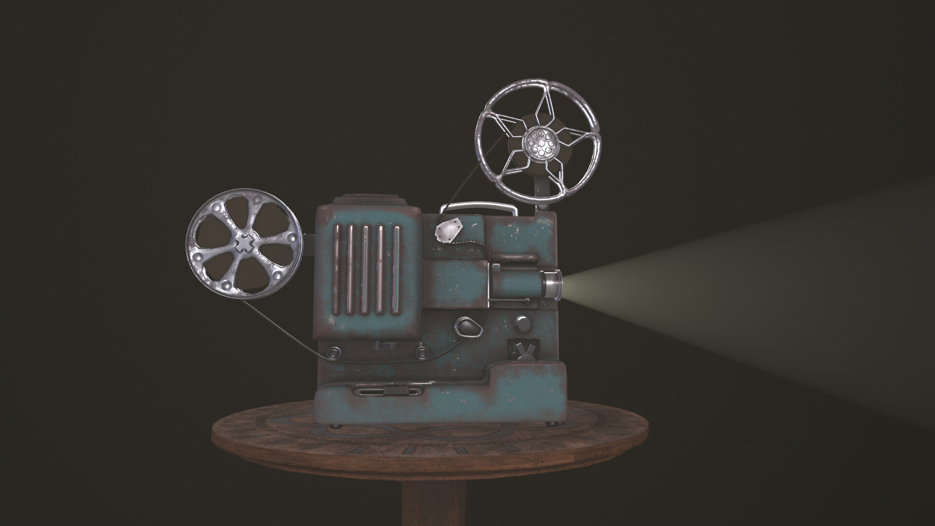 ArtStation - Vintage Film Projector