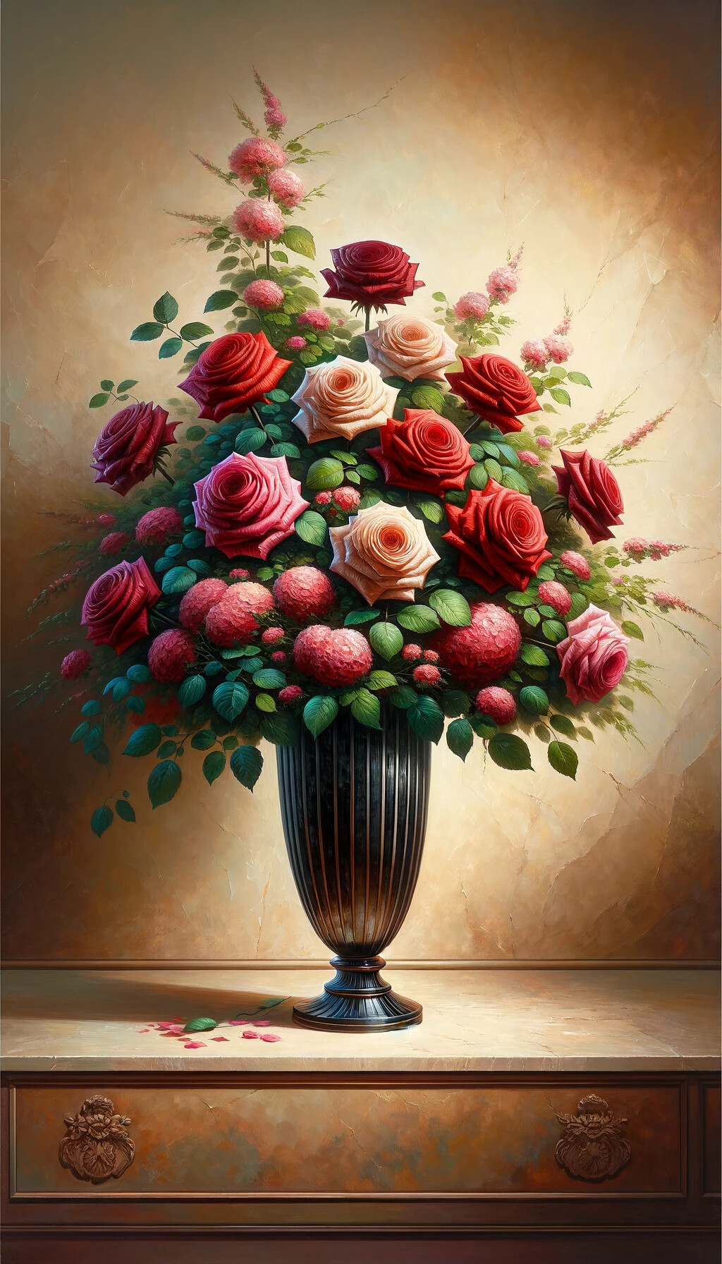 ArtStation - Blossoms in Harmony: Radiant Vases