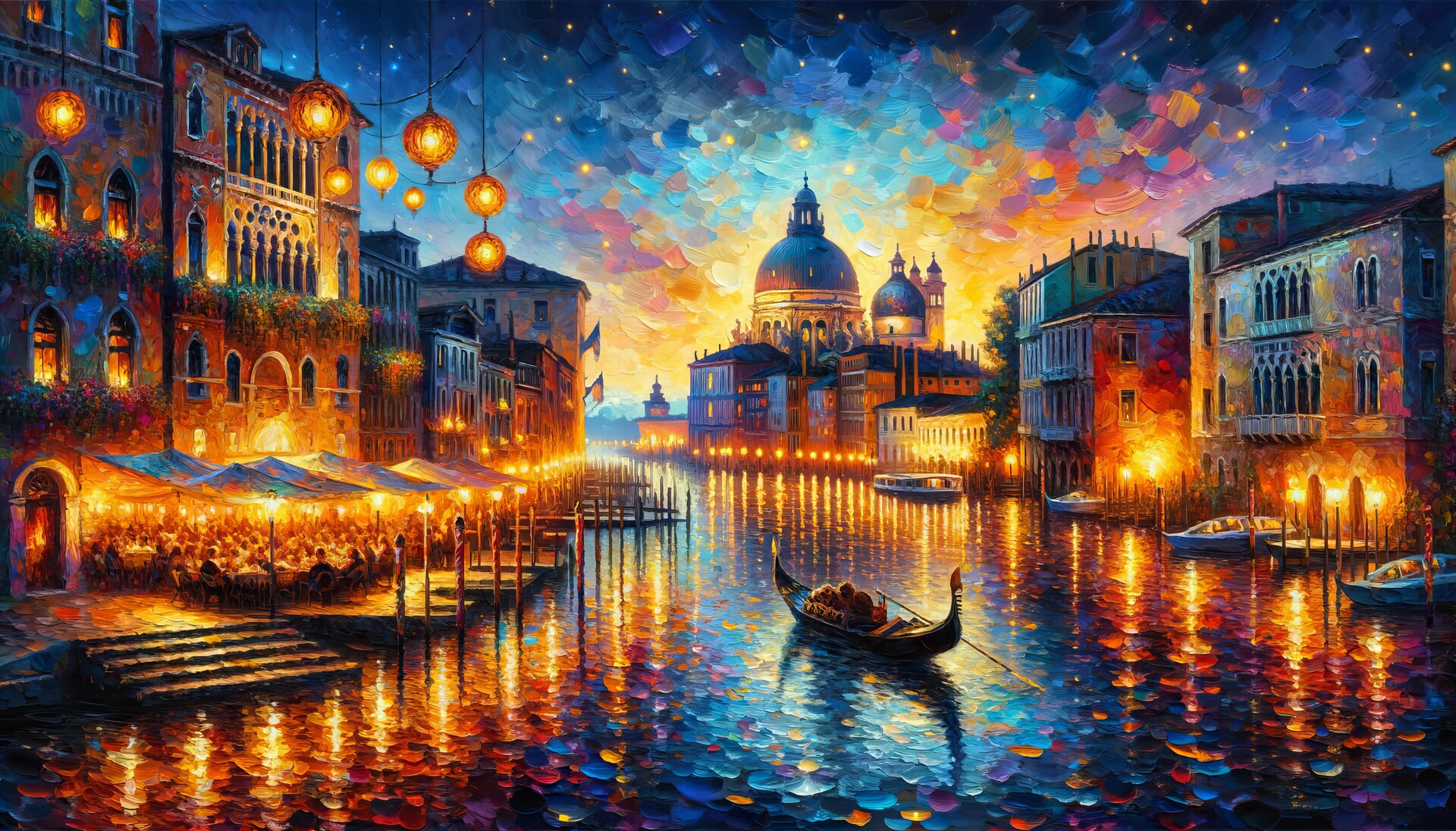 ArtStation - Riverside Tapestry: Echoes of History in Vibrant Hues