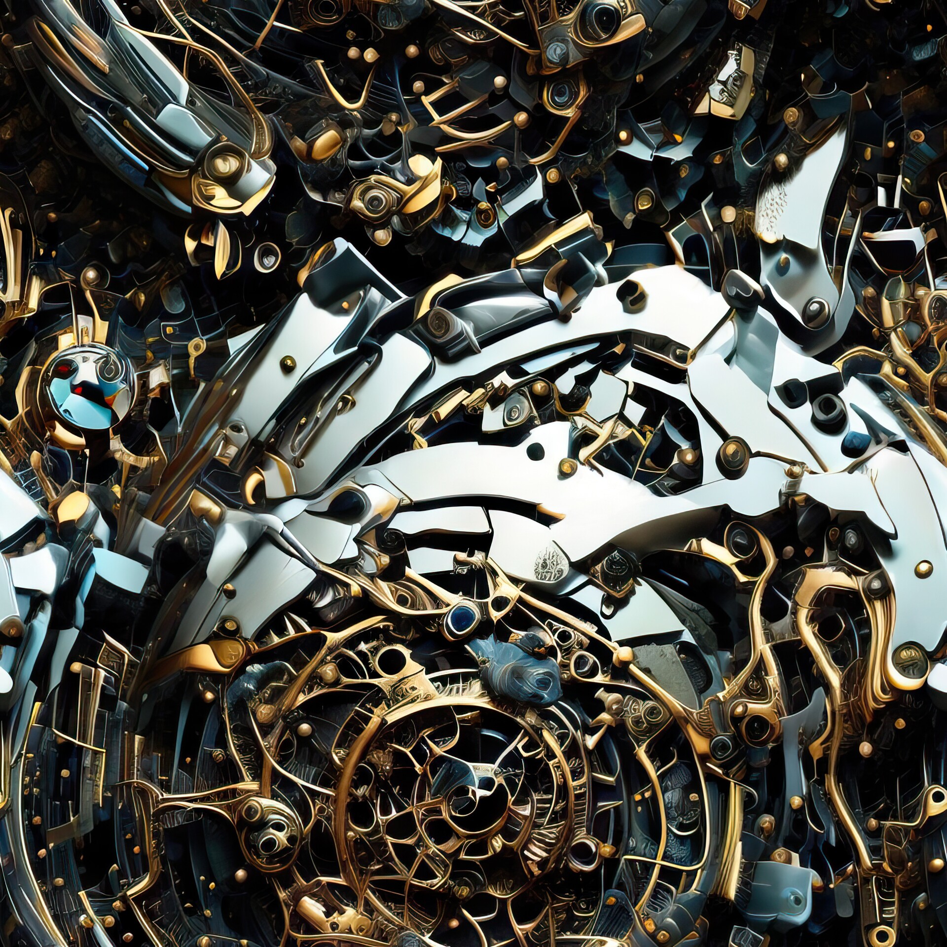 ArtStation - Clockwork of the Universe - Seamless Texture