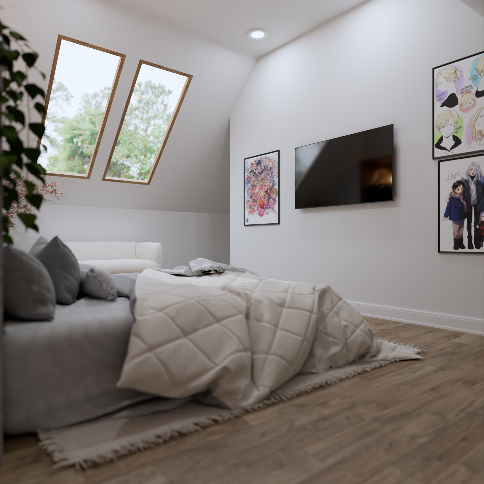 Alvaro Celis - Attic Room, Cypress TX, Carolina Pinzon Design Home