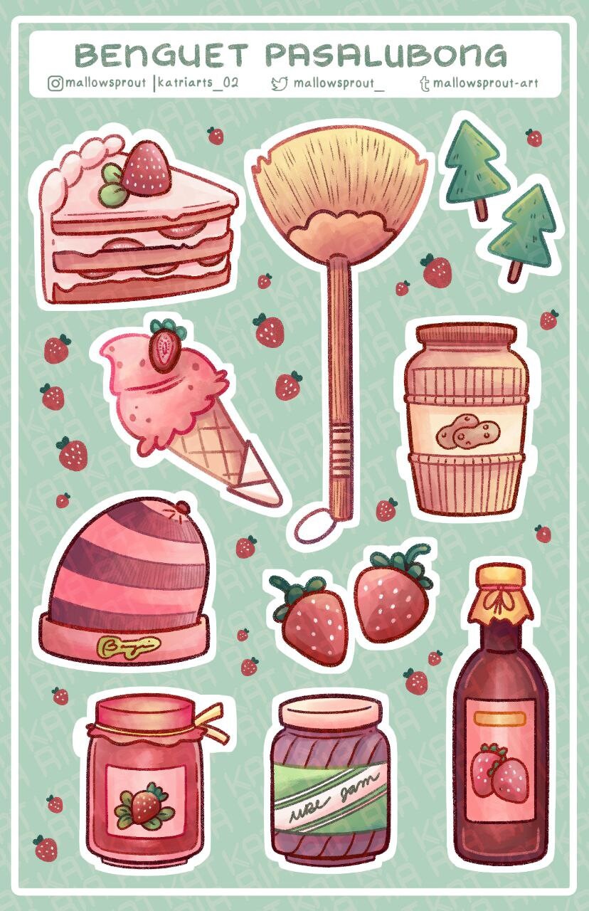 Strawberries and other common souvenirs and things bought from Baguio City, Benguet