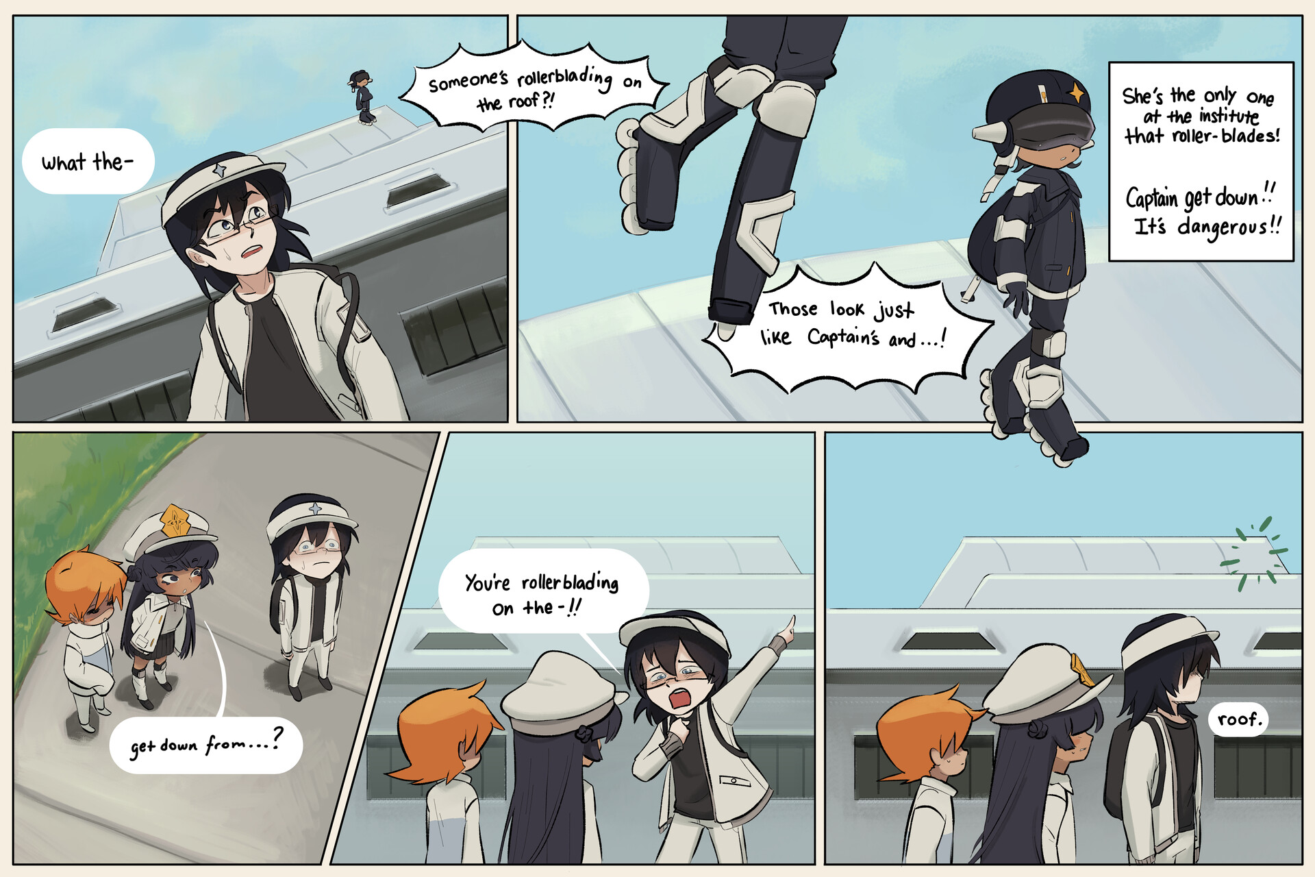 Axiom and Shio comic page 1