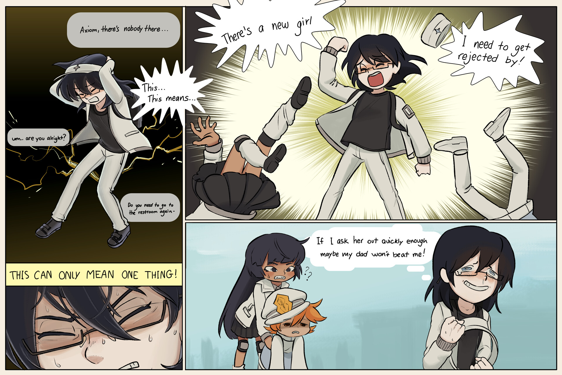 Axiom and Shio comic page 2