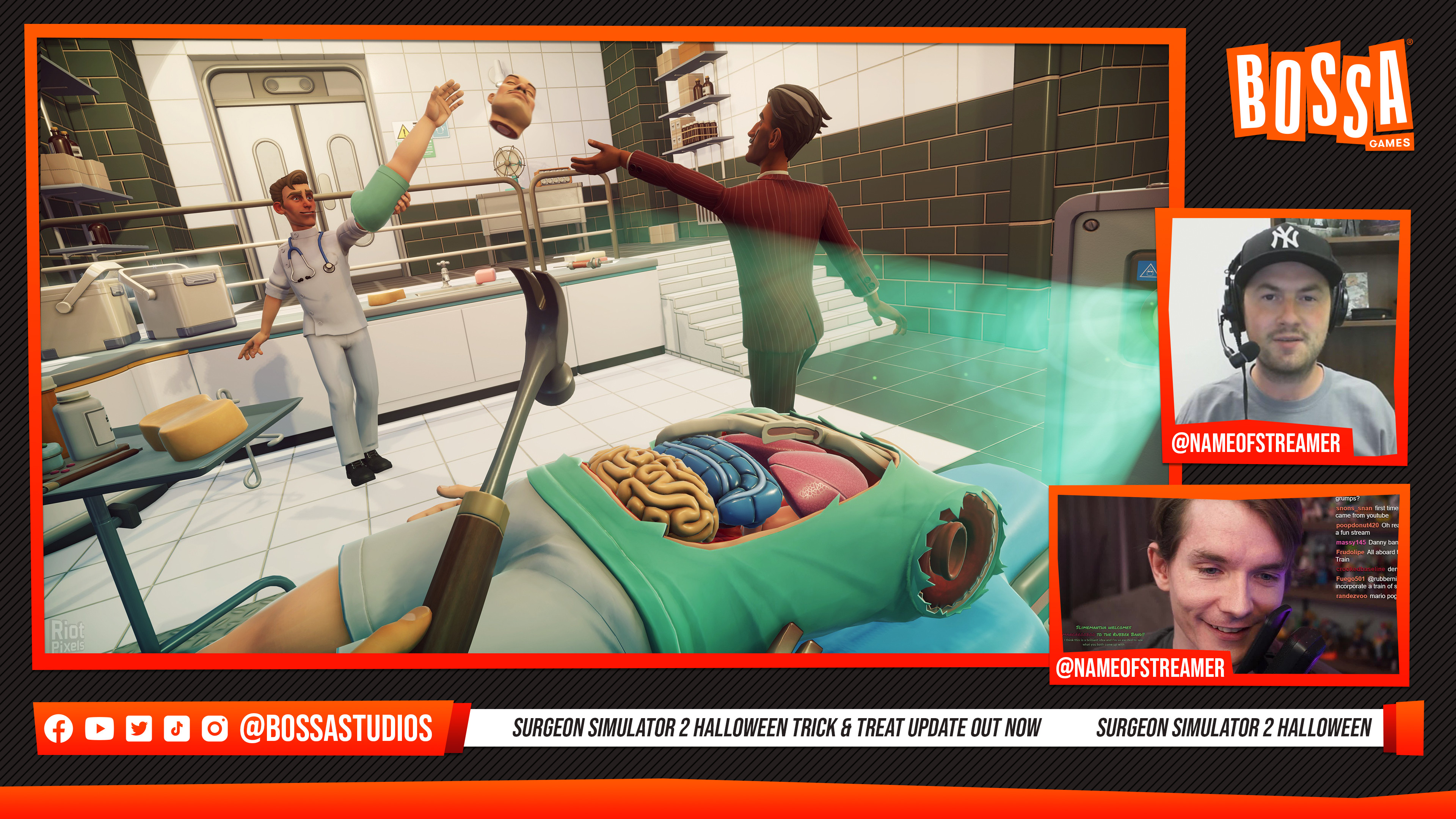 Livestream frame