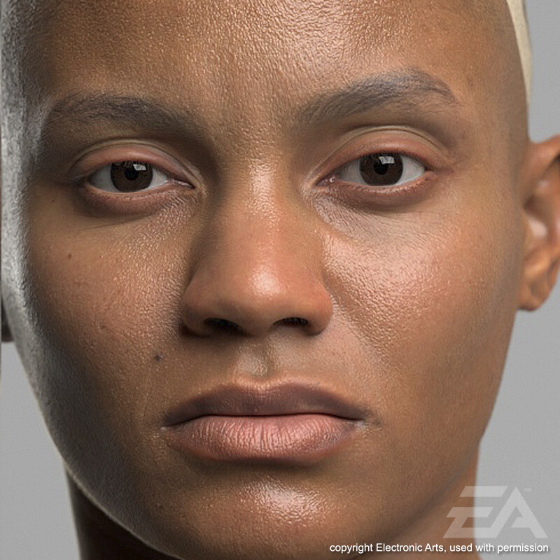 Closeup render.