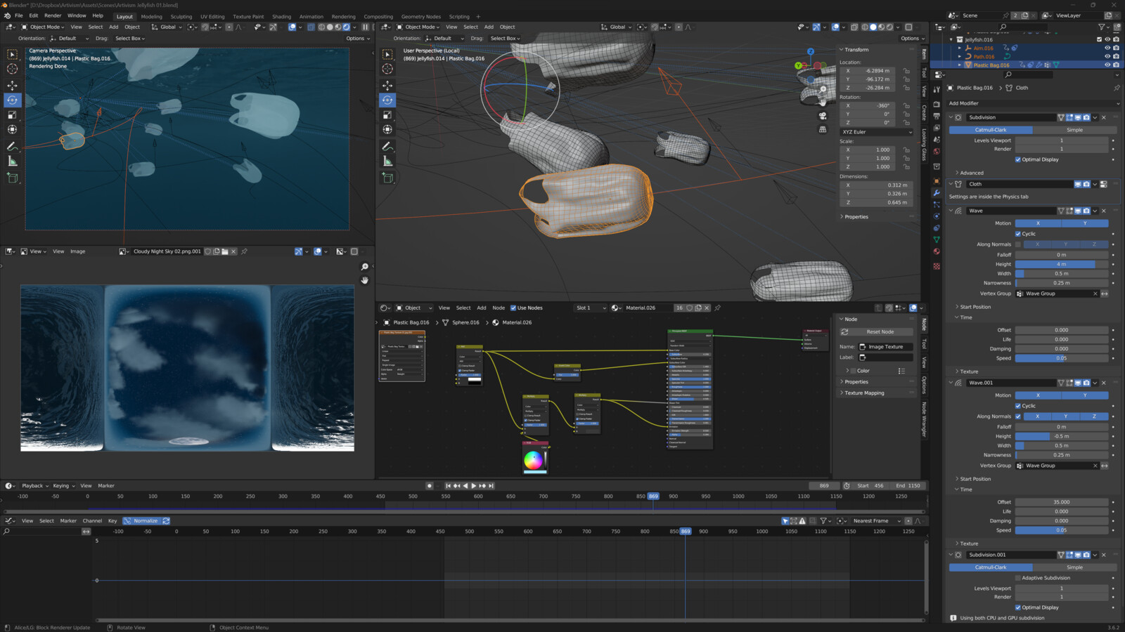 Jellyfish workspace