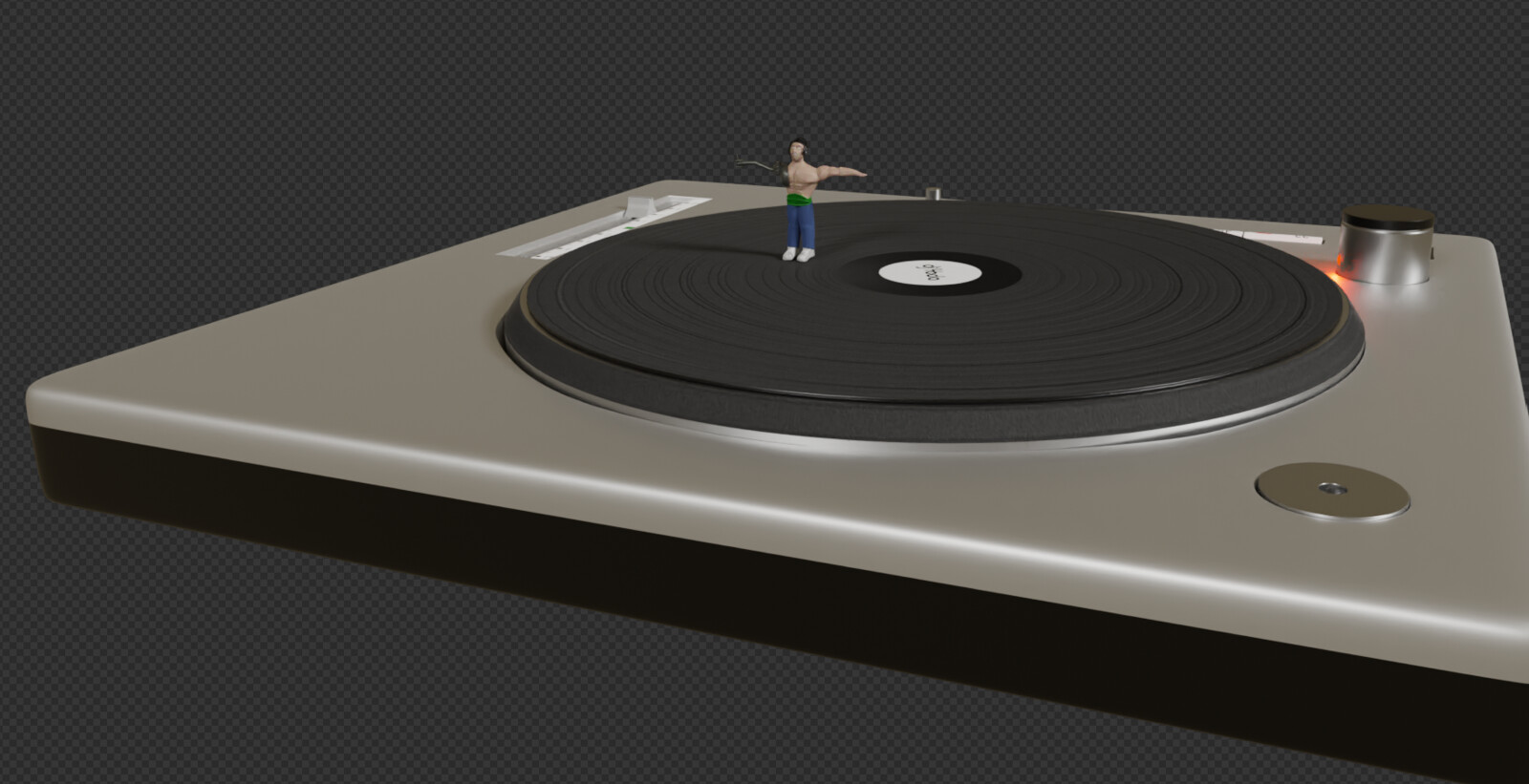 Turntable environment modelling/texturing