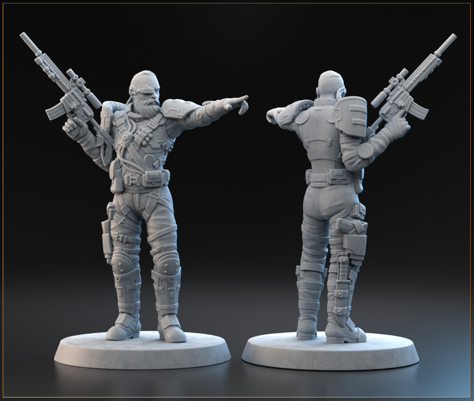 ArtStation - Earth Under Siege: Flashpoint - Miniatures