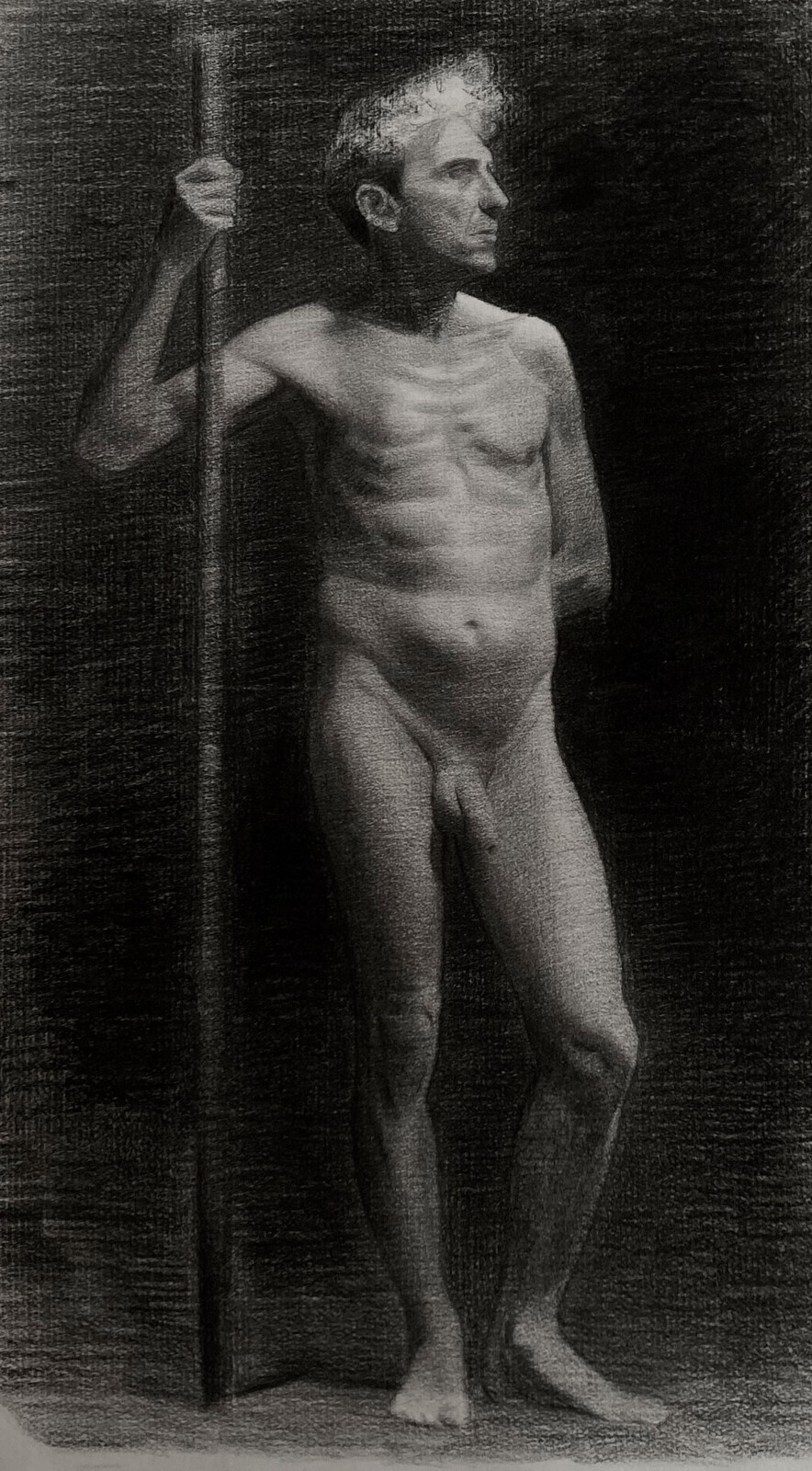 Figure drawing in charcoal 1