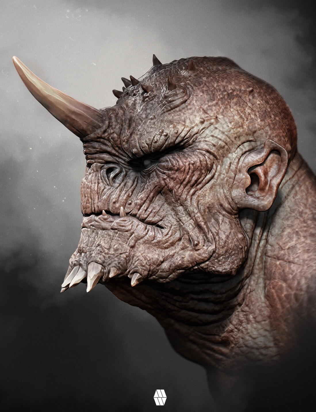 A Creature Emerges - 'Elder Warrior of a Dying Race' Bobby Rebholz Concept