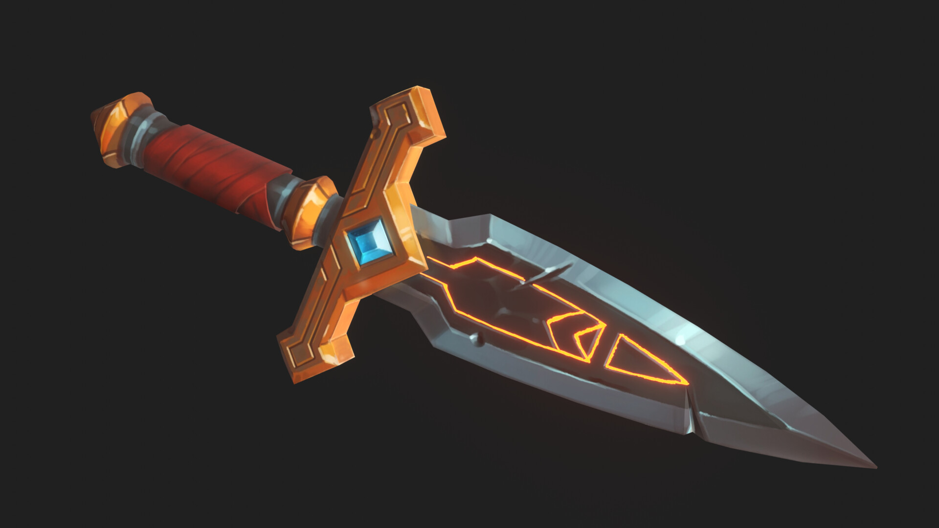 ArtStation - Stylized Dagger