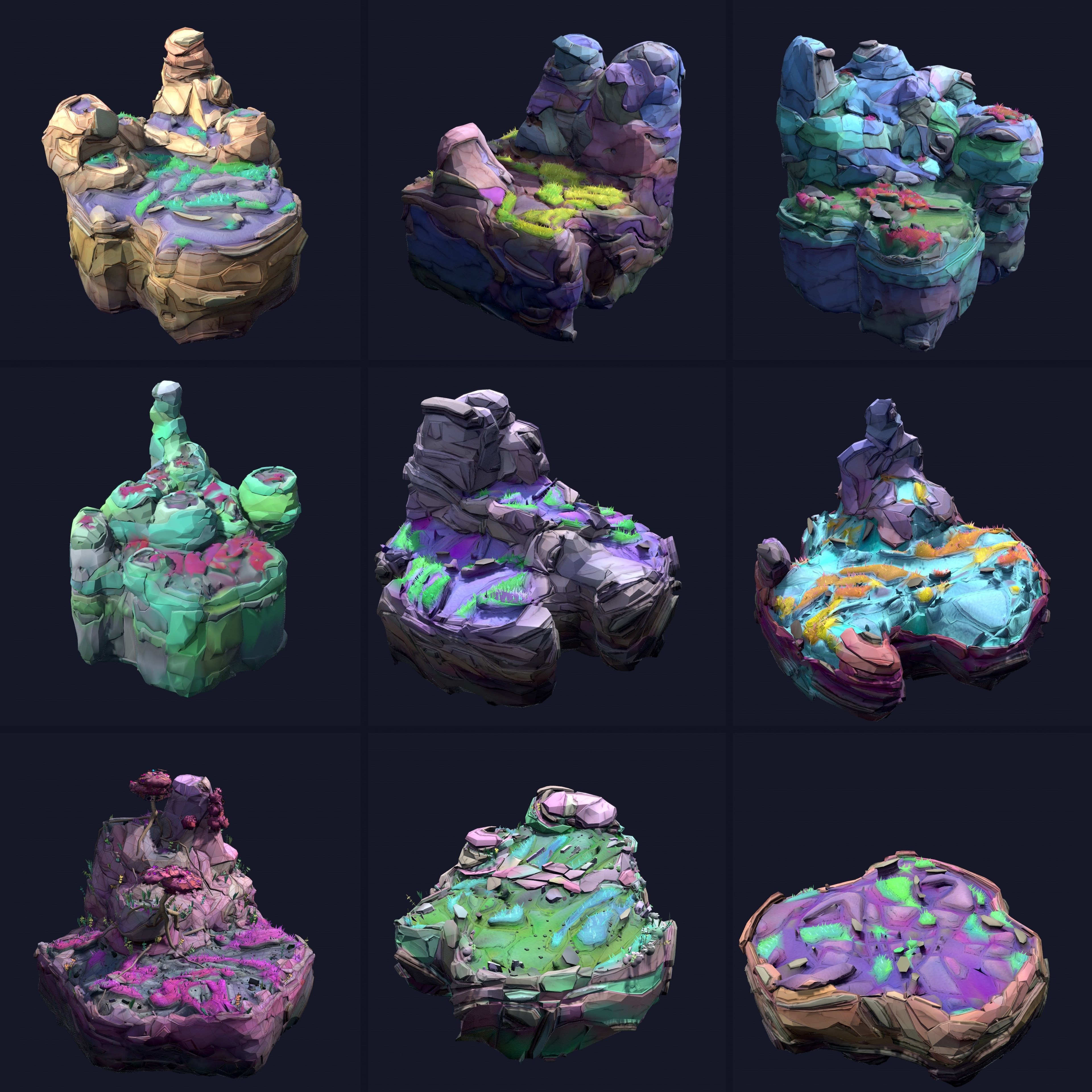 Random tests, exploring shapes &amp; colors