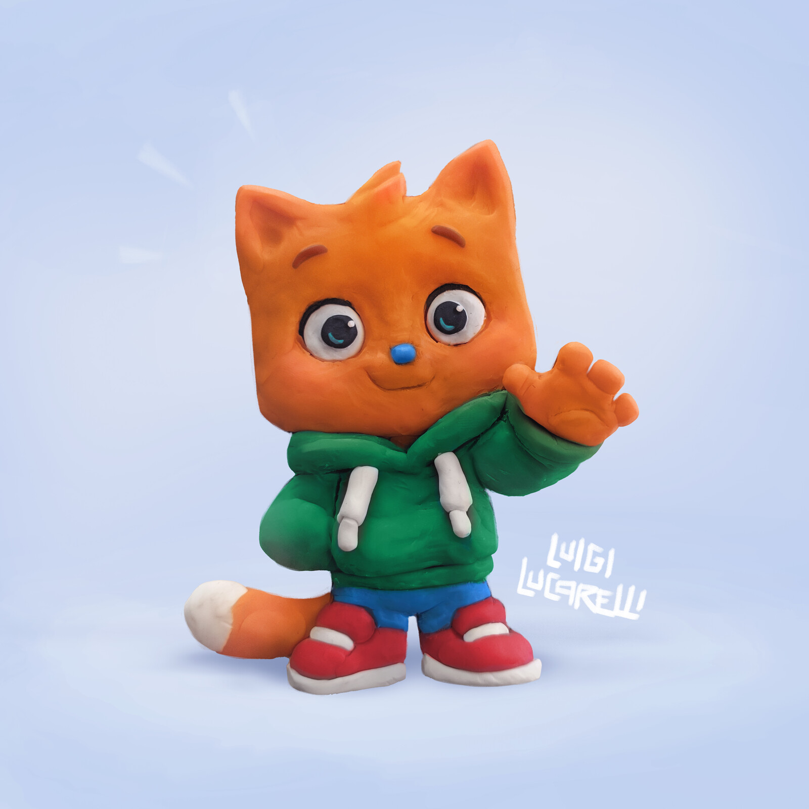 Clay Cat