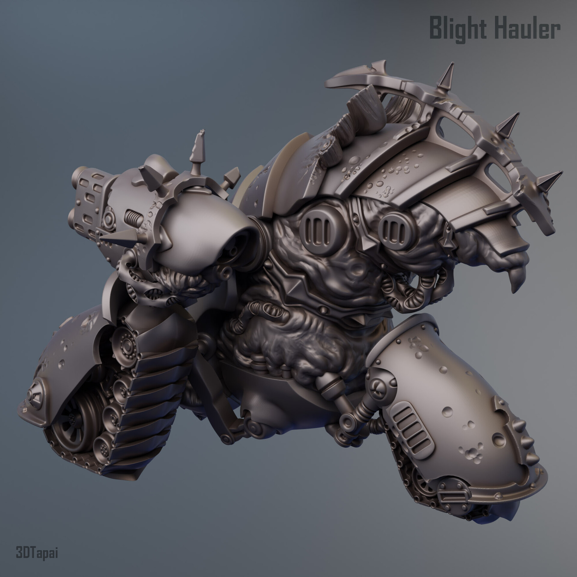 Pitta - Blight Hauler modelled, printed, painted