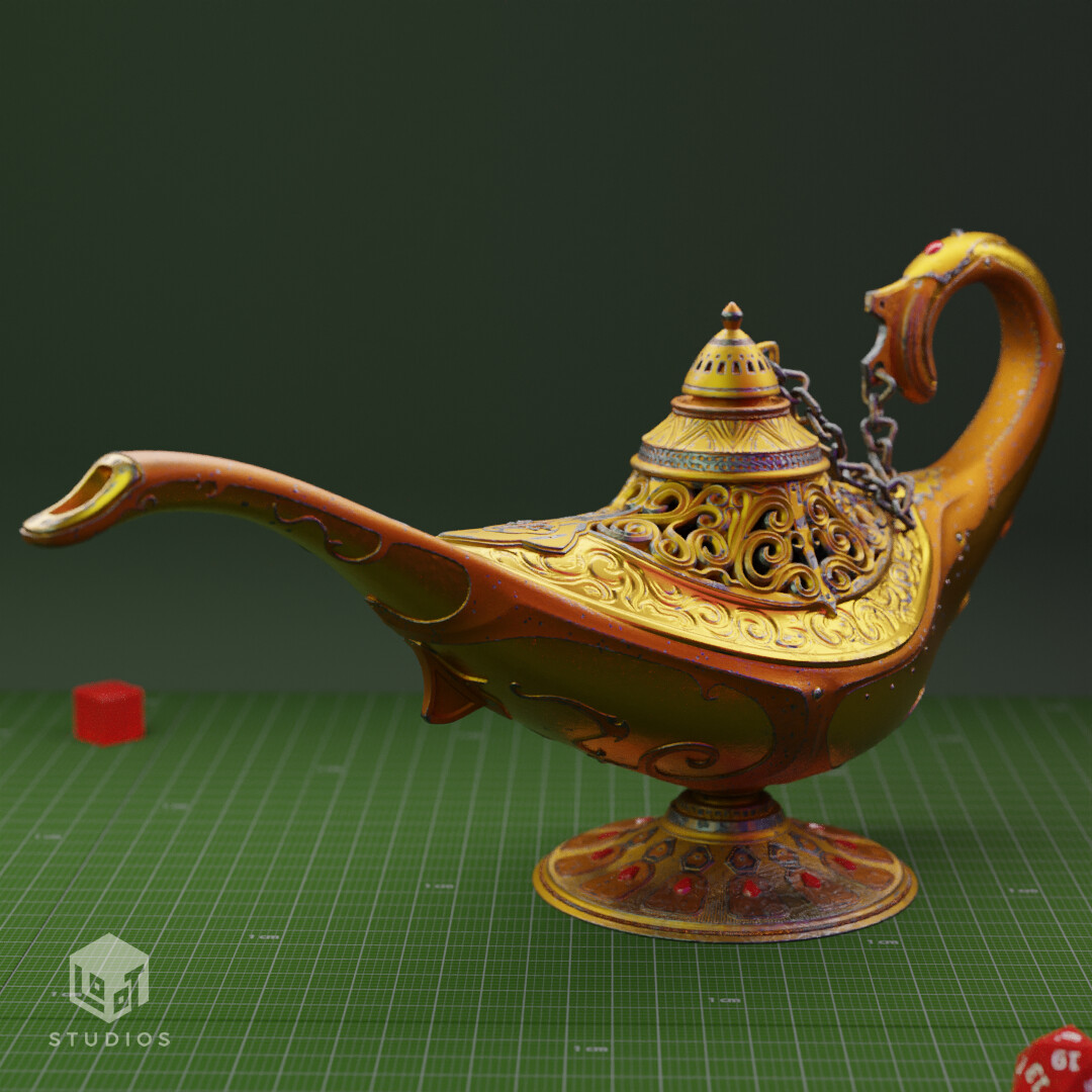 Alex Marik Magical Lamp from Voracious Sands bundle Loot Studios