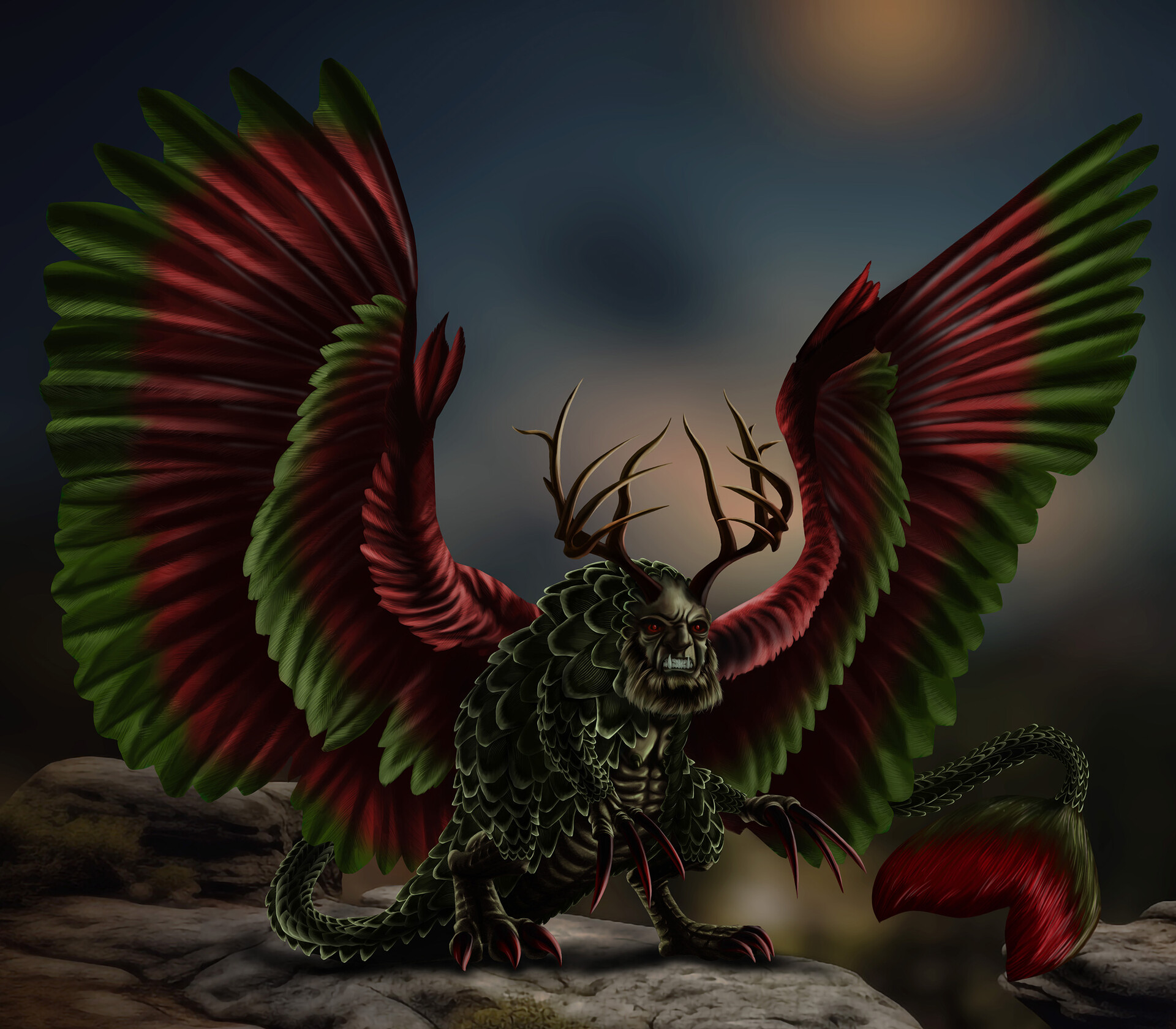 ArtStation - Piasa Bird