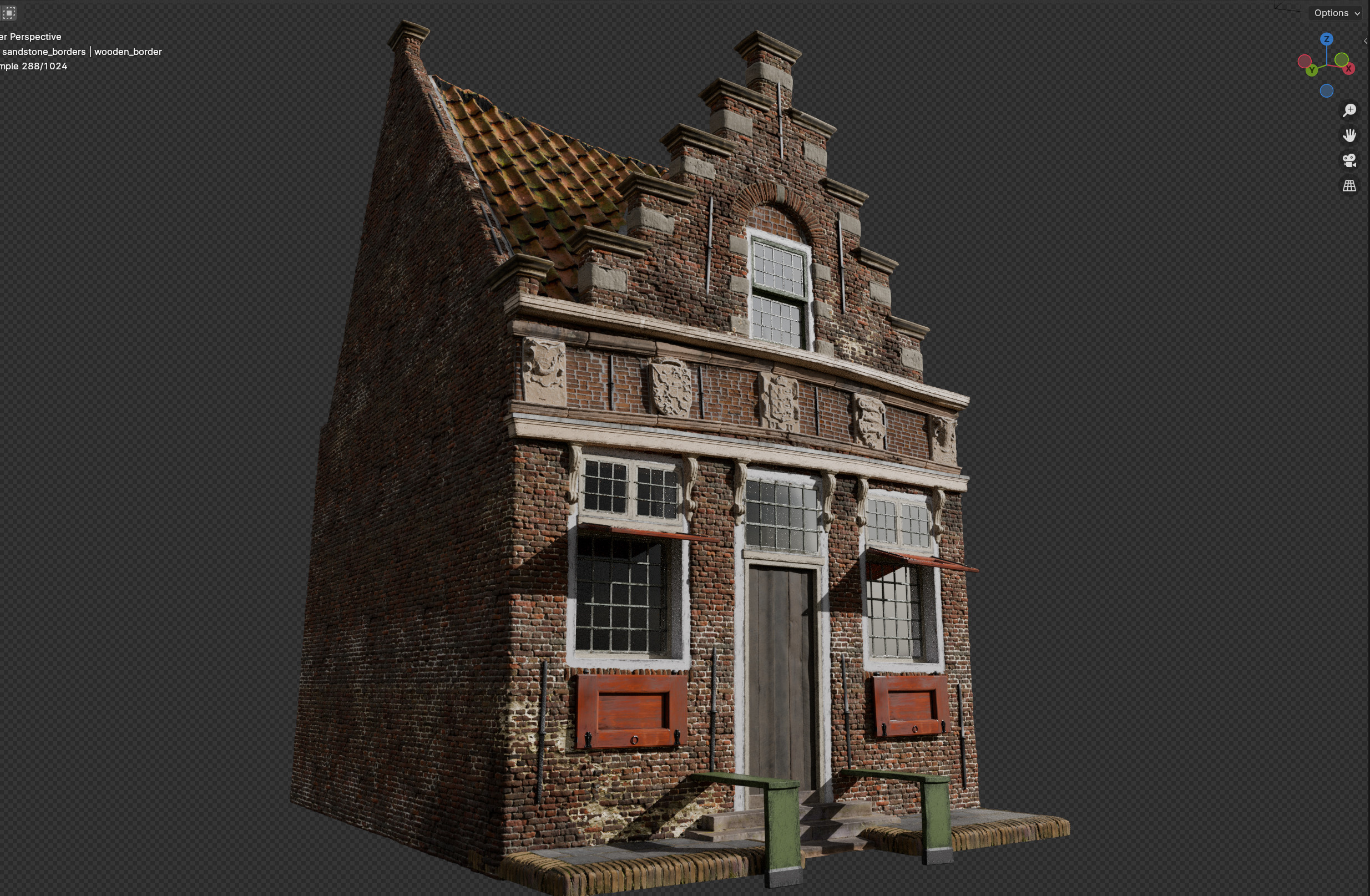 Blender building reconstruction