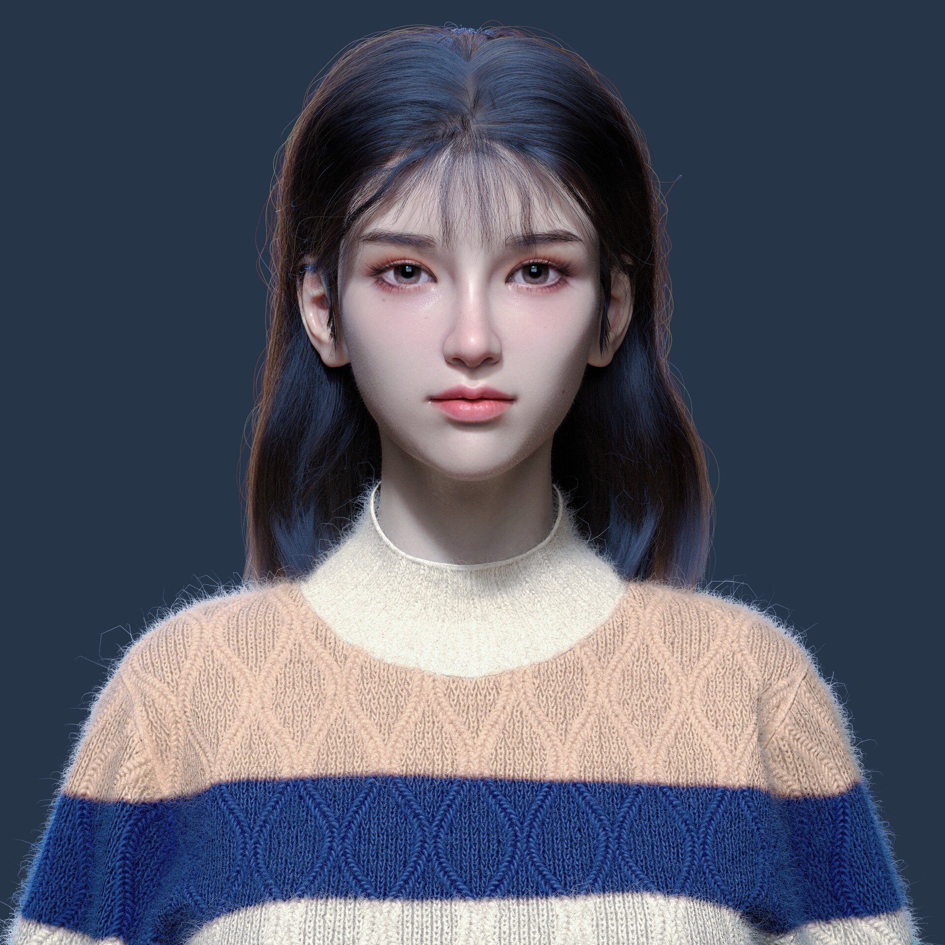 ArtStation - sweater girl