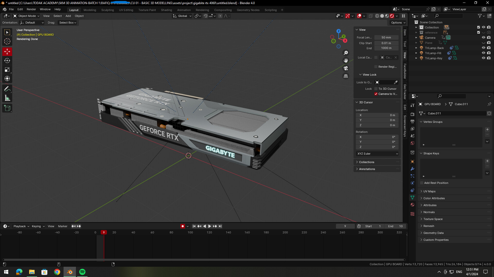 RAFIQ - Gigabyte RTX 4060 Gaming OC
