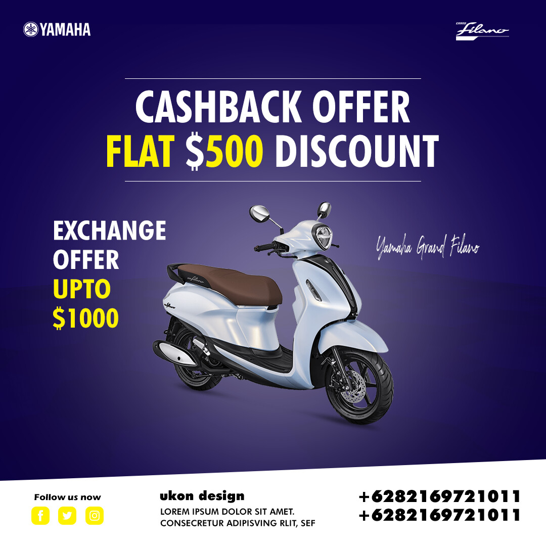 Yamaha fascino exchange offer hot sale