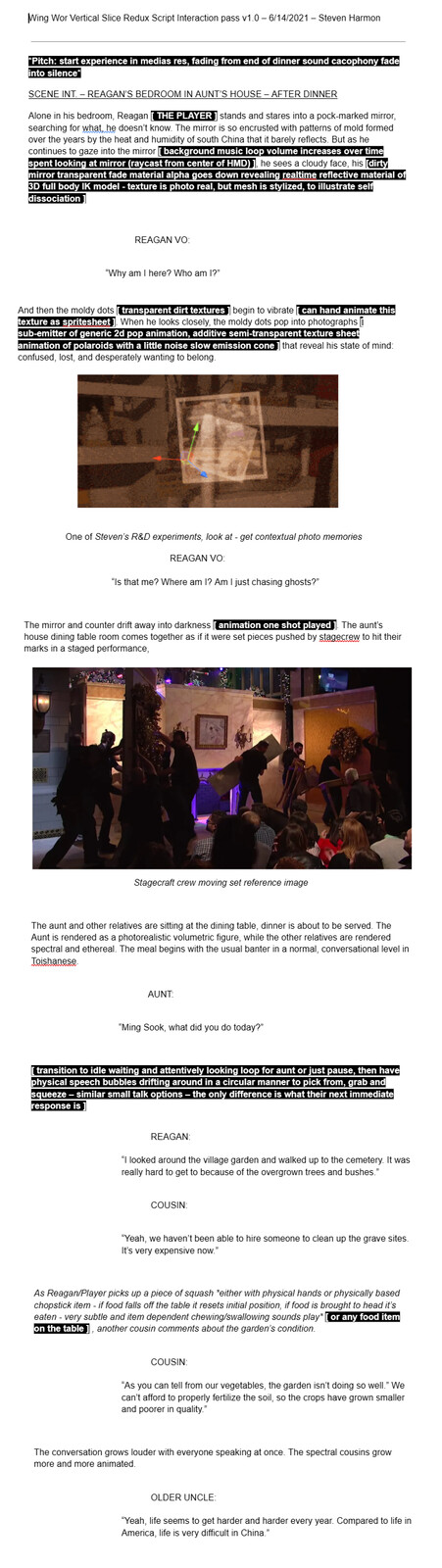 interaction script rough pitch doc