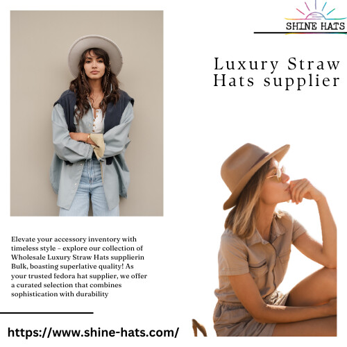 Luxury straw hats 2025