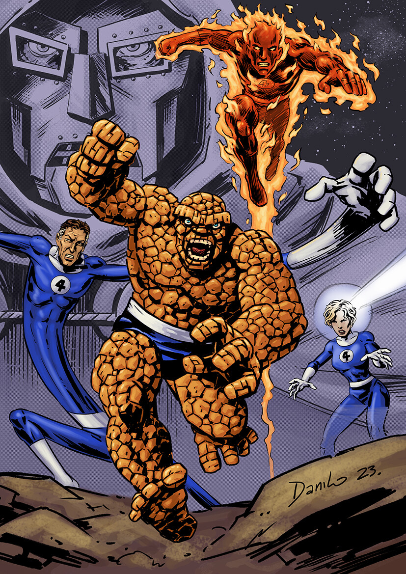 Fantastic 4 fan art
Color