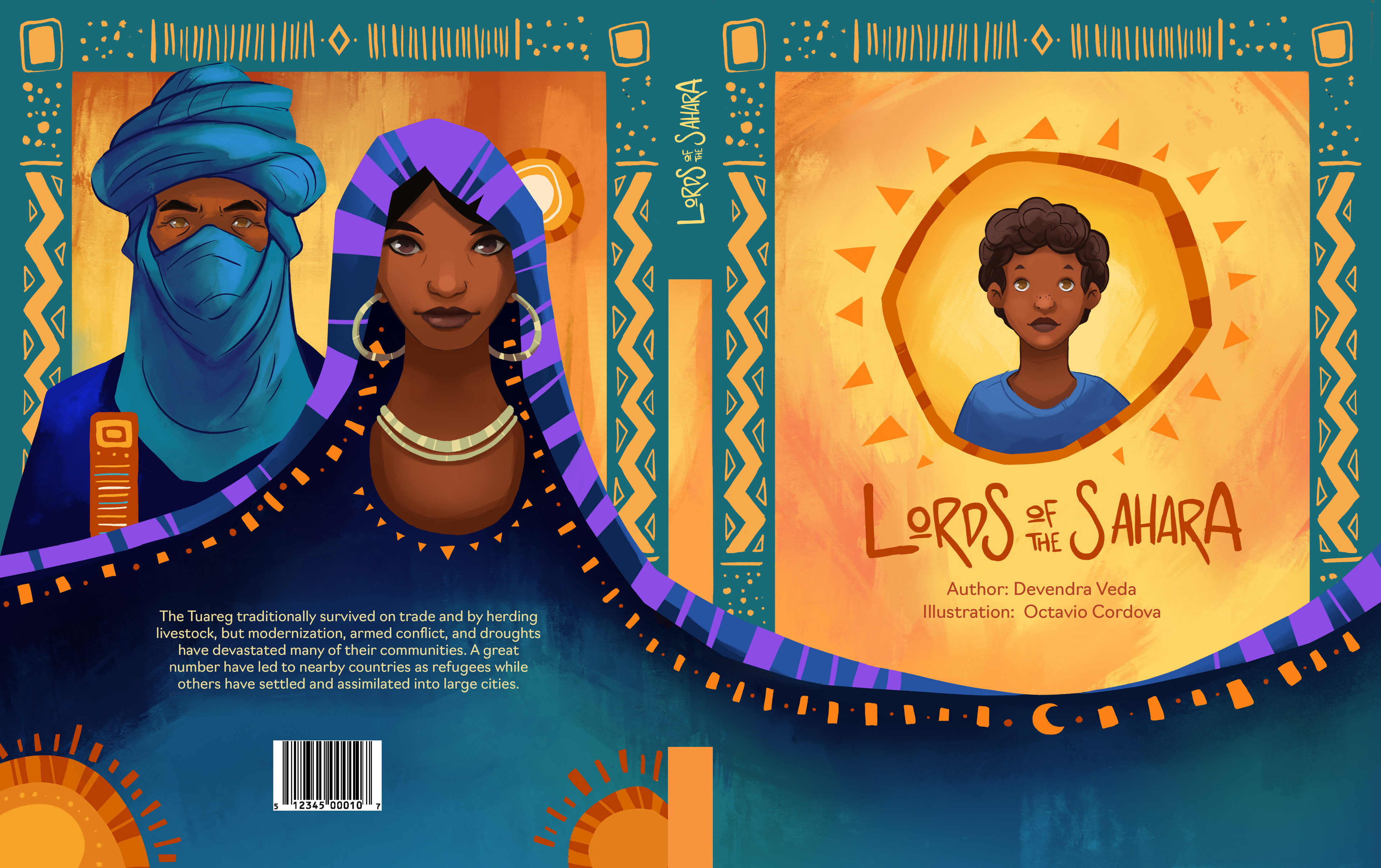 Book cover for The Lords of the Sahara