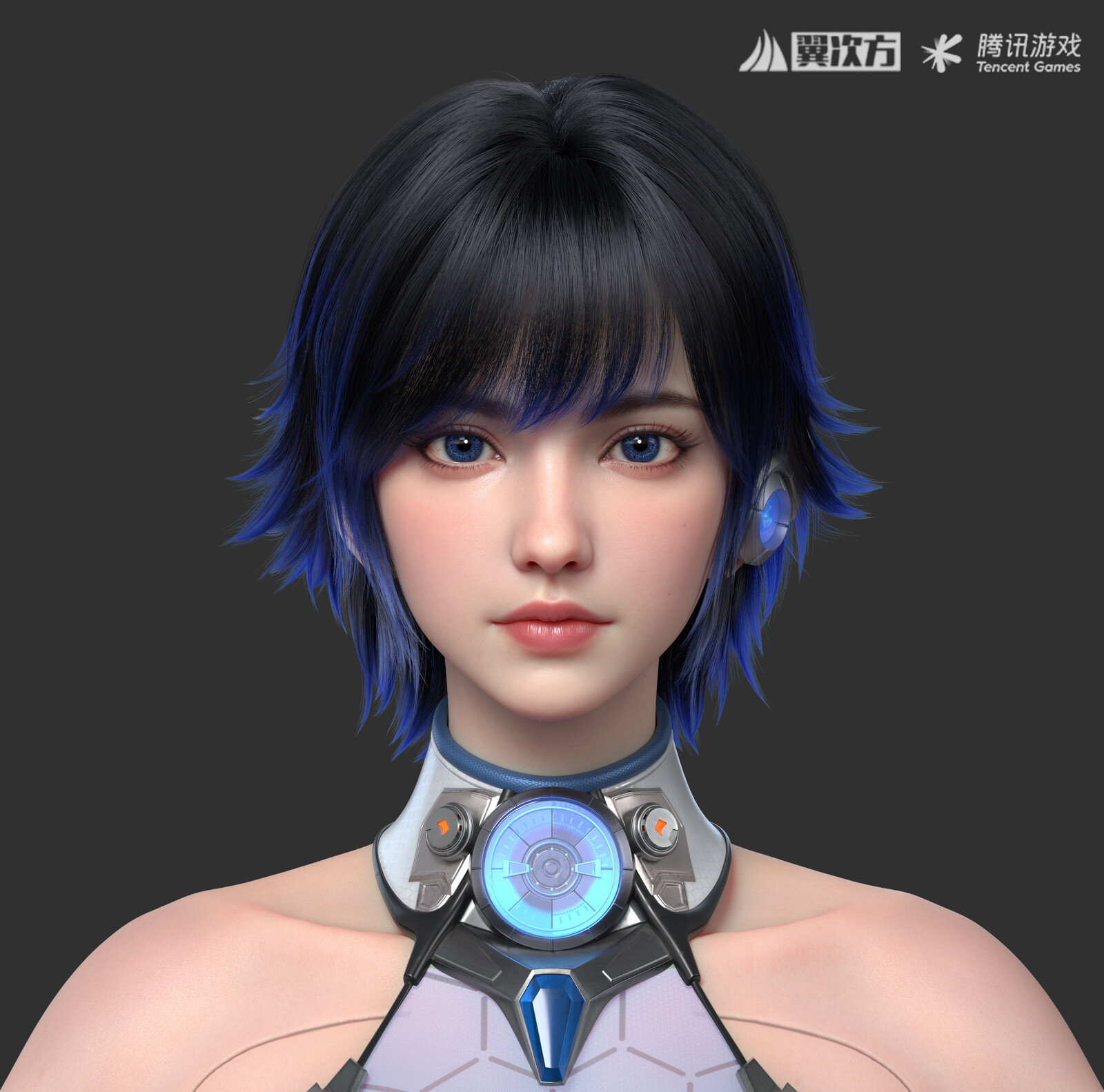 腾讯游戏-《逆战》项目角色“凛”