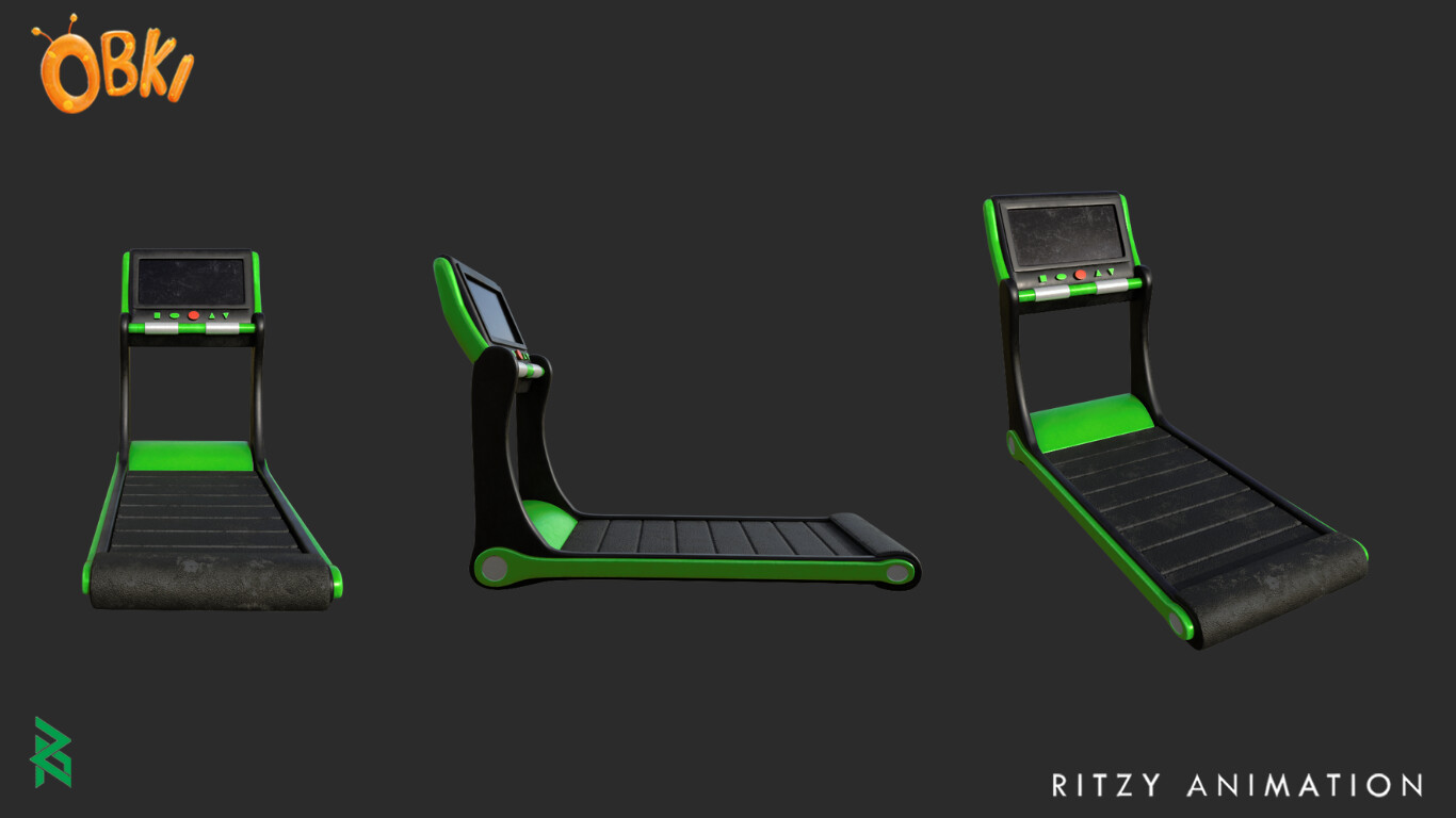 Treadmill responsible for modeling, texturing and lookdev