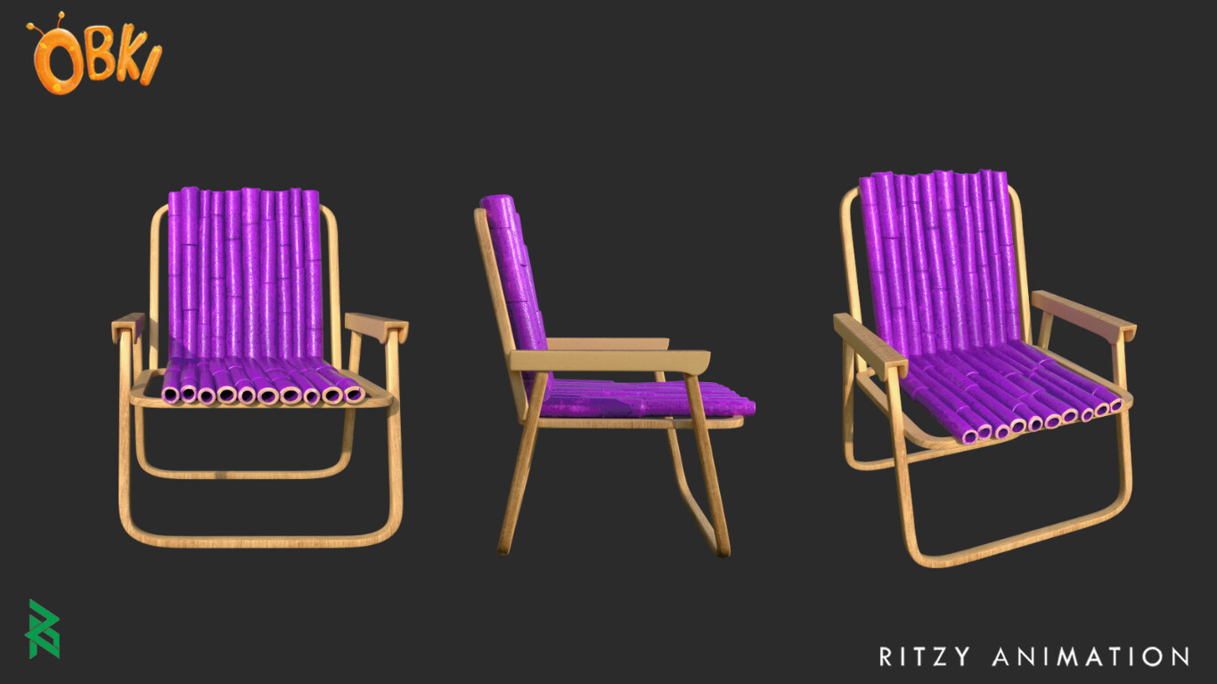 Chair responsible for modeling, texturing and lookdev