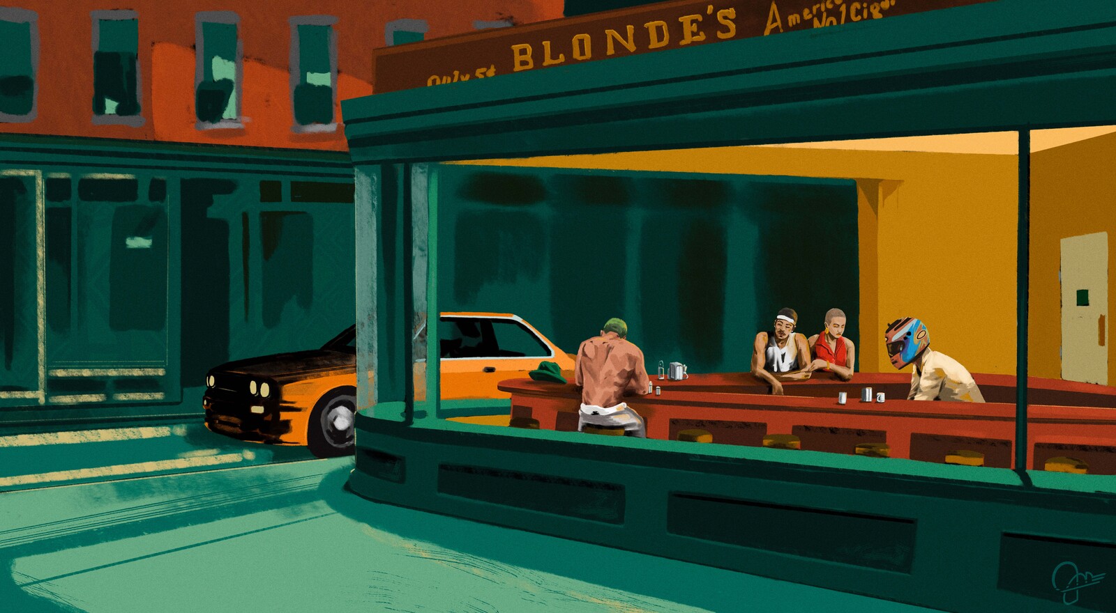 Nighthawks at Blonde's