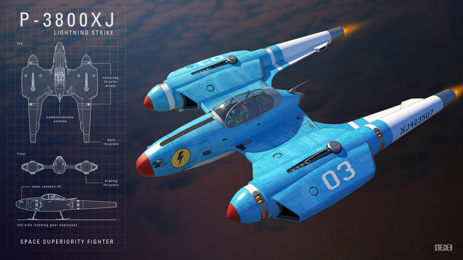 P-3800XJ Lightning Strike