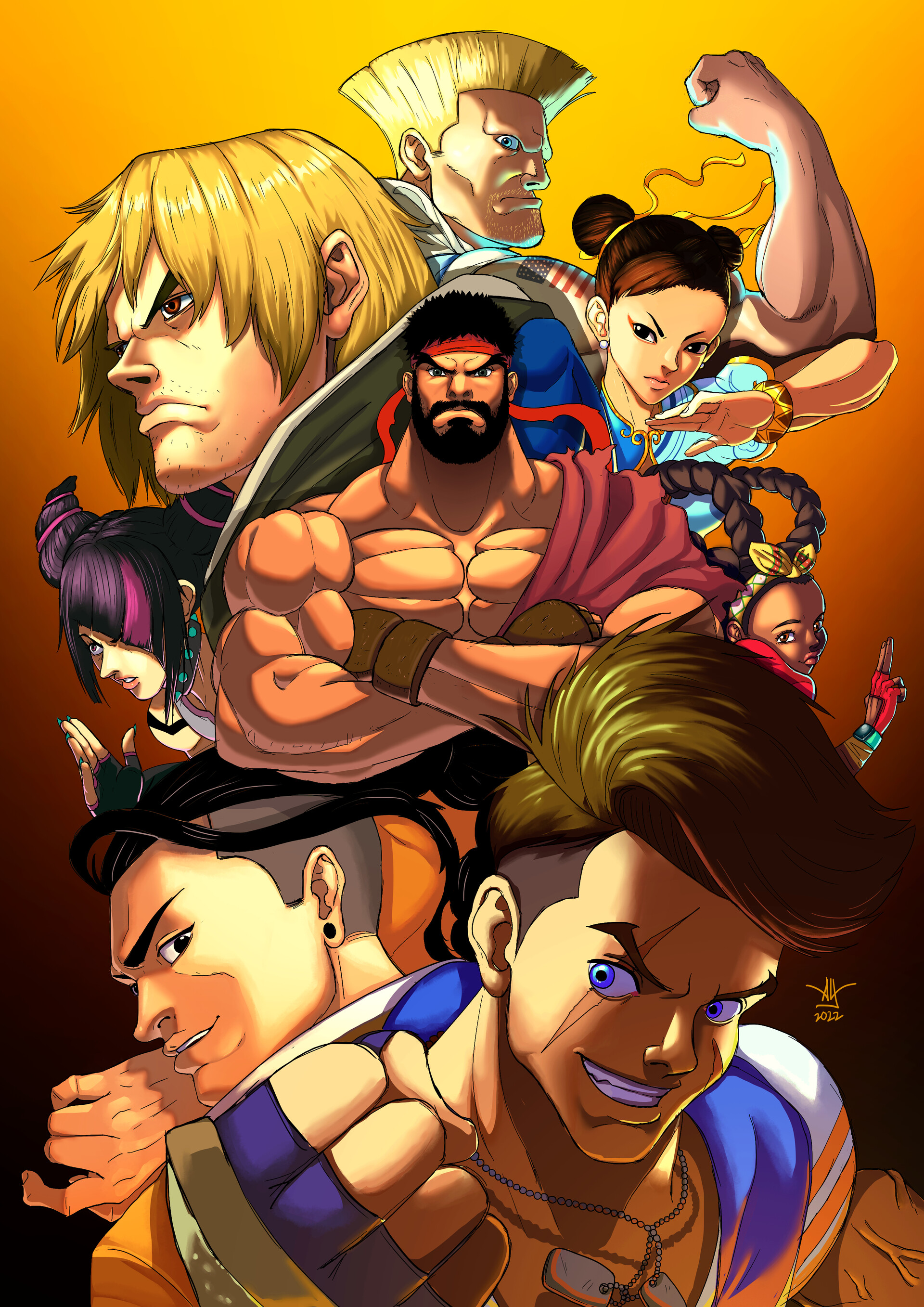 ArtStation Street Fighter 6 Beta Roster