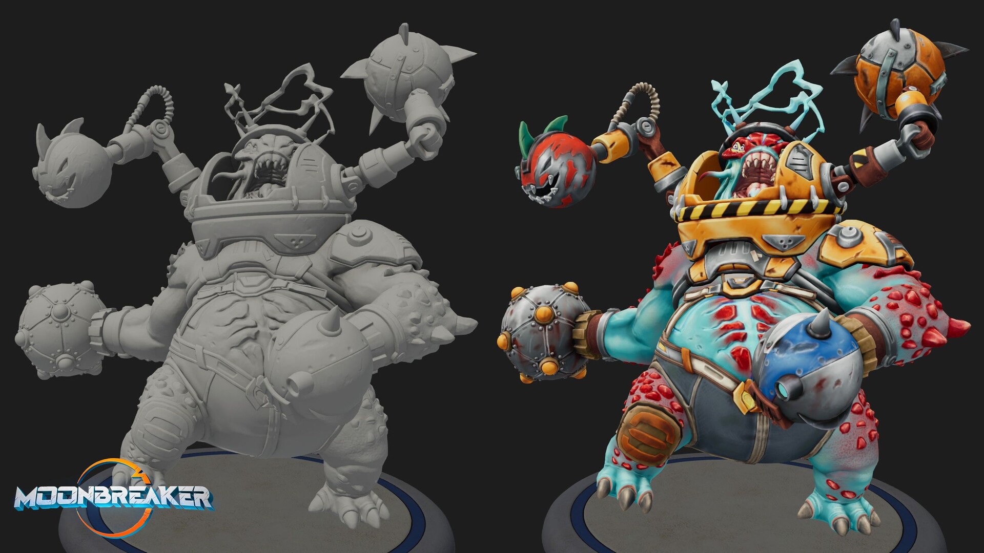 Marta Maksy - Moonbreaker - Crash (Texture Painting)