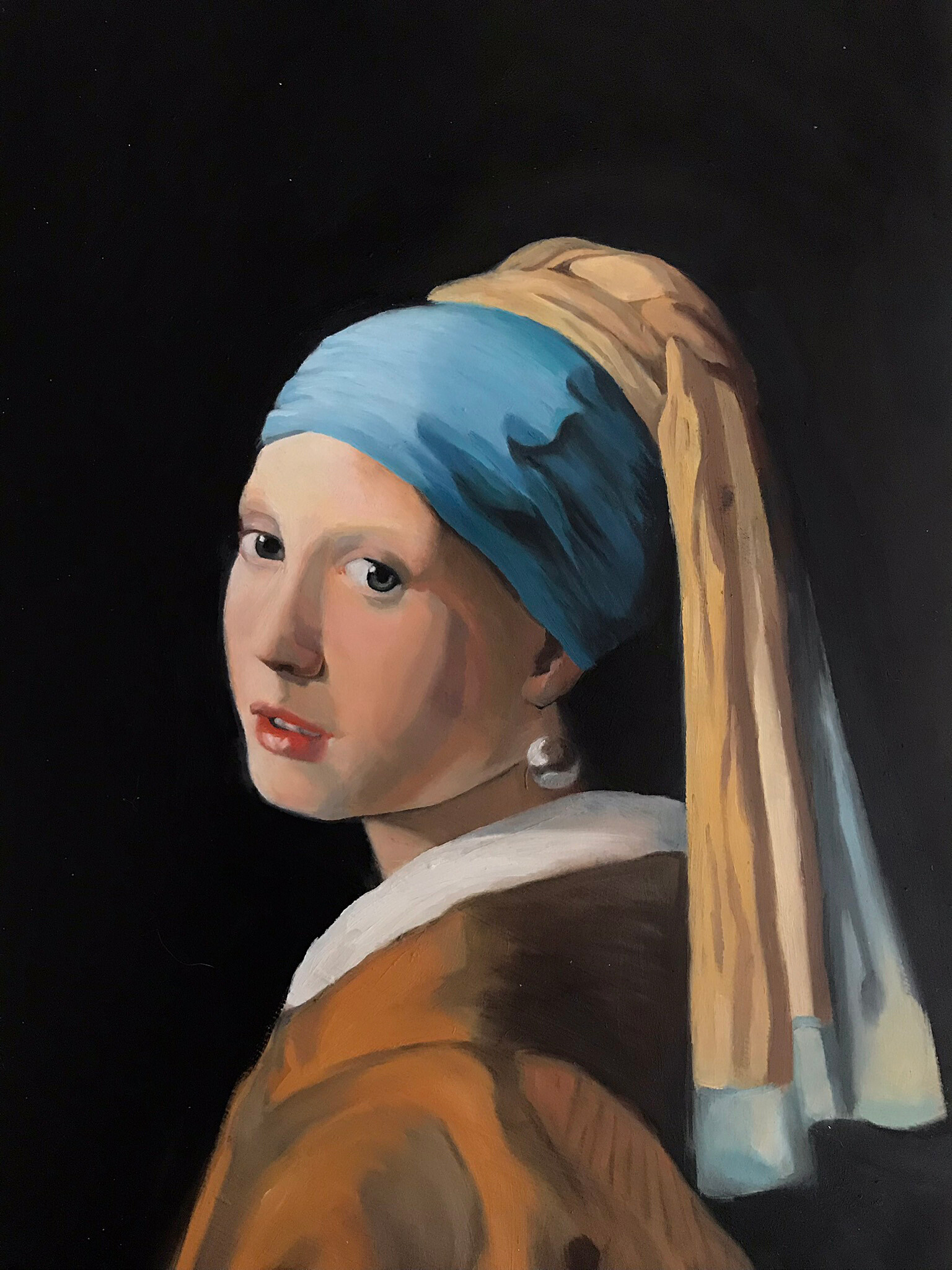 ArtStation - Girl with a Pearl Earring Study
