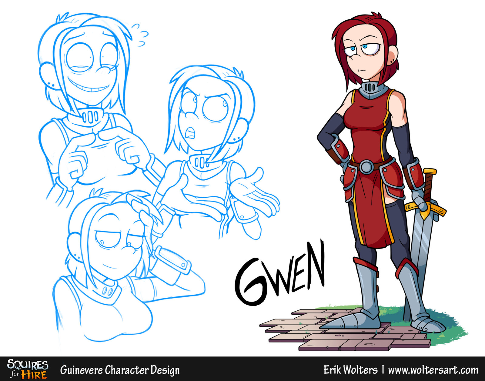 Gwen Concept art
