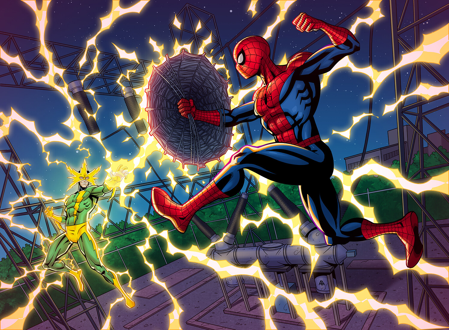 ArtStation - The Adventures of Spider-Man Electrified – Part 5