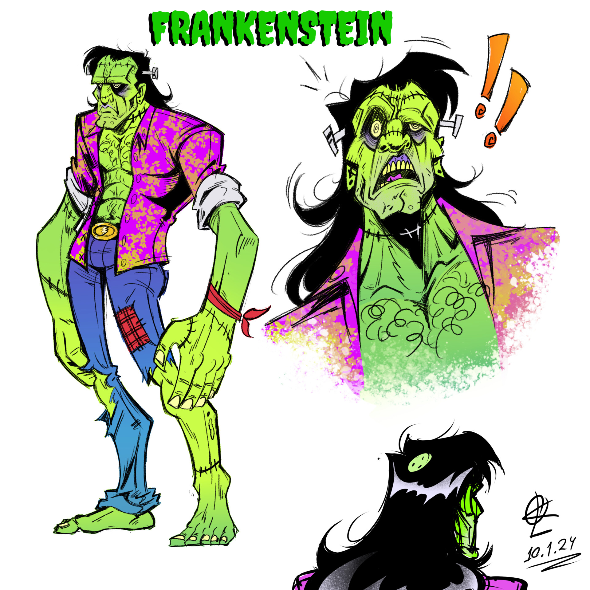 ArtStation - Frankenstein Design Original