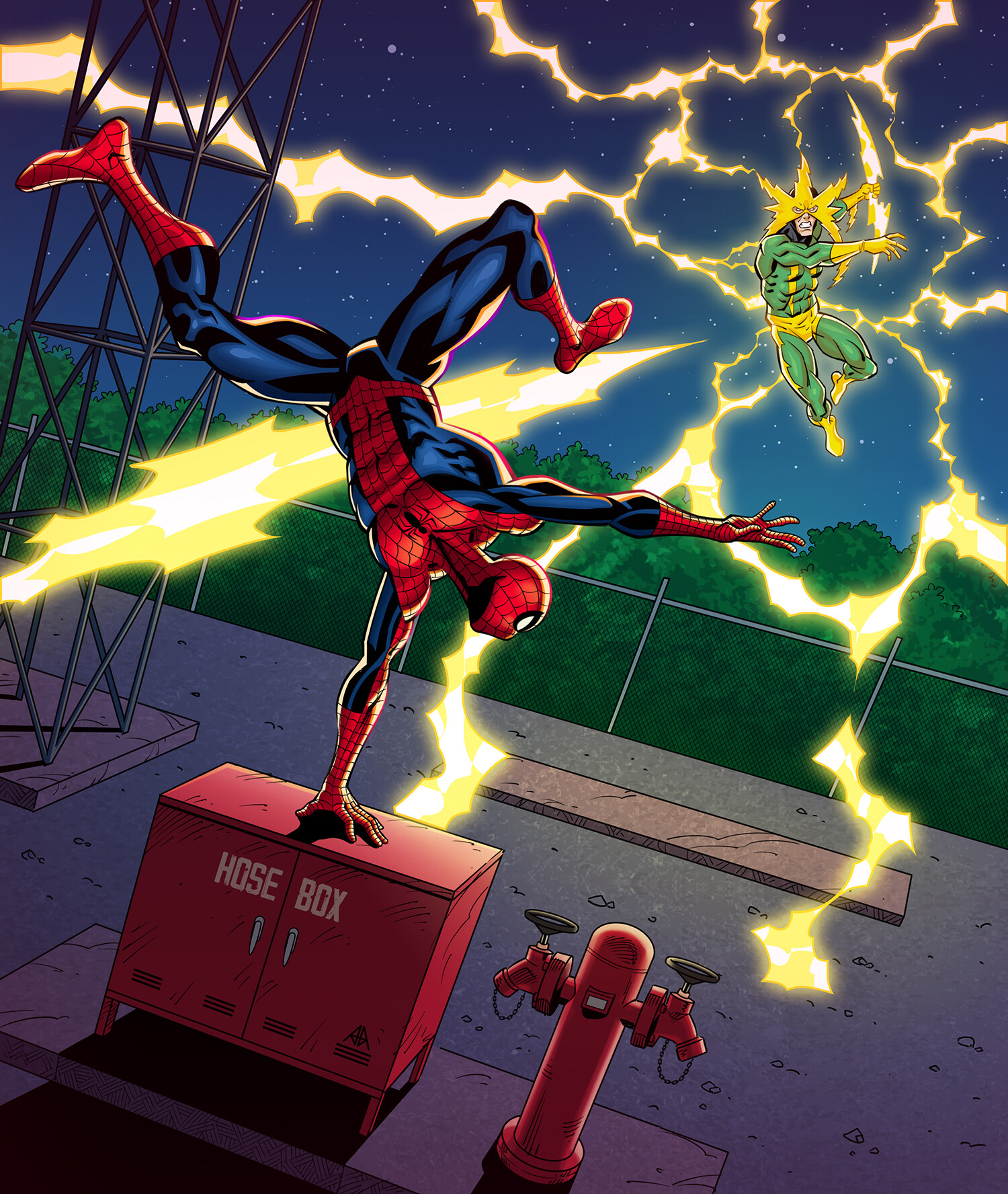 ArtStation - The Adventures of Spider-Man Electrified – Part 6