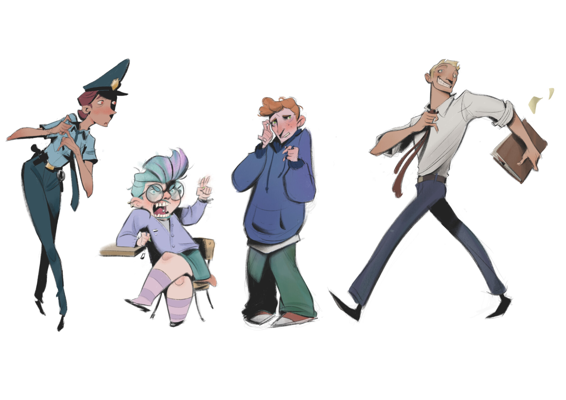 ArtStation - Character design - Shape study